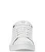 Color:Brillian White/Lilac Snow/Grey Violet - Image 3 - Women's Base Court Perforated Stripe Sneakers