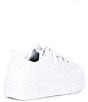 Color:White/White - Image 2 - Women's Classic VN Leather Retro Platform Sneakers