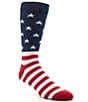 Color:Red/White/Blue - Image 2 - Novelty American Flag Crew Socks