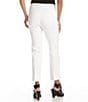 Color:White - Image 2 - Straight Ankle Pants