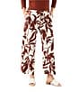 Karen Kane Coordinating Coco Bloom Stretch Woven Drawstring Ankle Pants - Image 1