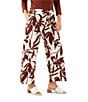 Karen Kane Coordinating Coco Bloom Stretch Woven Drawstring Ankle Pants - Image 2