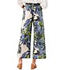 Karen Kane Coordinating Island Palms Drawstring Ankle Pants - Image 2