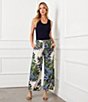 Karen Kane Coordinating Island Palms Drawstring Ankle Pants - Image 4