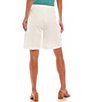 Karen Kane Double Stretch Twill A-Line Shorts, Color:Off White - Image 2