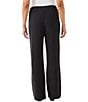 Karen Kane Edge Brushed Stretch Double Knit Front Drawstrings Wide Leg Coordinating Sweatpants - Image 2