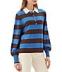Karen Kane Game Day Collared Stripe Sweater - Image 3