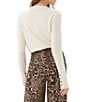 Karen Kane Knit Crew Neck Long Sleeve Button Front Cardigan - Image 6