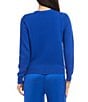 Karen Kane Knit V-Neck Long Sleeve Button Front Cardigan, Color:Sapphire Blue - Image 2