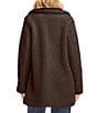 Karen Kane Notch Collar Long Sleeve Oversized Sherpa Coat - Image 2