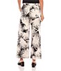 Karen Kane Tropical Palm Print Drawstring Coordinating Wide Leg Pants, Color:Print - Image 2