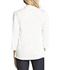 Color:Off White - Image 2 - Petite Size Molly Soft Jersey Knit Open Front Cardigan