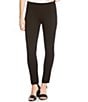 Color:Black - Image 1 - Piper Elastic Waist Pull-On Ankle Pants