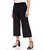 Color:Black - Image 4 - Plus Size Cropped Pull-On Pants