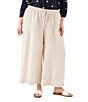 Karen Kane Plus Size High Rise Wide-Leg Pull-On Ankle Pants - Image 1