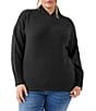 Karen Kane Plus Size Shawl Collar Long Sleeve Sweater - Image 1