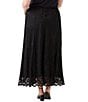 Karen Kane Plus Size Stretch Floral Lace A-Line Midi Skirt - Image 2
