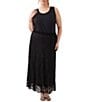 Karen Kane Plus Size Stretch Floral Lace A-Line Midi Skirt - Image 4
