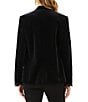 Karen Kane Plush Velvet Open Lapel Long Sleeve Jacket - Image 2