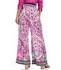 Karen Kane Printed Wide-Leg Pull-On Pants, Color:Print - Image 2