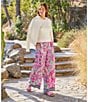 Karen Kane Printed Wide-Leg Pull-On Pants, Color:Print - Image 4