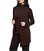 Karen Kane Ribbed Drape Front Long Sleeve Cardigan - Image 6