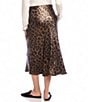 Karen Kane Shimmer Leopard Print Bias Cut Midi Skirt, Color:Leopard - Image 2