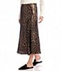 Karen Kane Shimmer Leopard Print Bias Cut Midi Skirt, Color:Leopard - Image 3