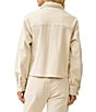 Karen Kane Soft Corduroy Peal Embellish Point Collar Long Sleeves Button Front Coordinating Top - Image 2