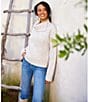 Karen Kane Split Neck Long Sleeve Sweater - Image 3