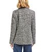 Karen Kane Tweed Wool Blend Notch Lapel Button Front Blazer, Color:Black/Off-White - Image 2