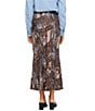 Karen Kane Twill Patchwork Print Midi Skirt - Image 2