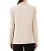 Karen Kane Woven Satin Notch Lapel Long Sleeve One Button Blazer - Image 2