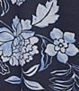 Color:Graphic Bloom - Image 3 - Short Sleeve V-Neck Graphic Blooms Interlock Knit Nightshirt
