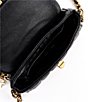 Color:Black/Gold - Image 3 - Agyness Signature Charm Crossbody Bag