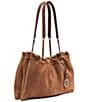 KARL LAGERFELD PARIS Amandine Suede Shoulder Bag - Image 4