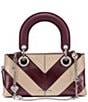 KARL LAGERFELD PARIS Benoite Chevron Shoulder Bag - Image 1