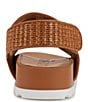 Color:Tan - Image 3 - Bindi Double Band Raffia Sandals