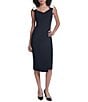 KARL LAGERFELD PARIS Bow Shoulder Dress - Image 1
