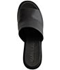 Color:Black - Image 4 - Calvina Leather Chunky Platform Wedge Sandals