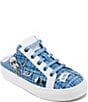 KARL LAGERFELD PARIS Cambria Plaid Platform Slip-On Sneakers - Image 1