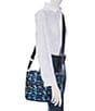 Color:Black/Embellished Multi - Image 4 - Cara Nylon Messenger Bag