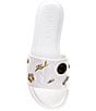 Color:Bright White - Image 5 - Carenza Quilted Leather Slide Sandals