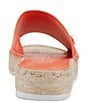 Color:Apricot - Image 3 - Carsten Leather Chunky Espadrille Slide Sandals