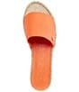 Color:Apricot - Image 4 - Carsten Leather Chunky Espadrille Slide Sandals