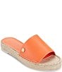 Color:Apricot - Image 1 - Carsten Leather Chunky Espadrille Slide Sandals