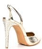 Color:Champagne - Image 2 - Caslynn Leather Slingback Stiletto Pumps