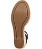Color:Denim - Image 5 - Catalyna Denim Rhinestone Espadrille Wedge Sandals