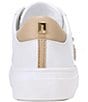 KARL LAGERFELD PARIS Cate Fleur Leather Flower Ornamented Sneakers - Image 5