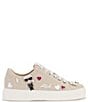 Color:Natural - Image 2 - Cate Pins Canvas Sneakers
